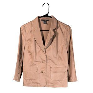 Banana Republic Women's Jacket Tan Beige Stretch Work Career Business Blazer 8